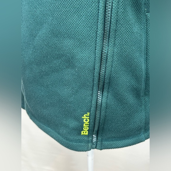 BENCH Teal and yellow full zip jacket size‎ XL - Picture 4 of 15